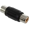 Female to Female RCA Coupler Adapter Connector (Pack of 10)