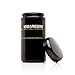 Herb Preserve 1 Oz (500 Ml) Capacity Tall Large Size Screwtop Wide Mouth Jar Black Ultraviolet Refillable Glass Stash