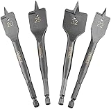 DEWALT DT4797-QZ 4 Piece Extreme Flatwood Drill Bit Set Wood Nails 1/4" Shank view 2