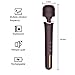 Wand Massager Personal Body Handheld Massager for Back Neck Shoulder Sore, with 5 Powerful Speeds 10 Vibration Patterns, Cordless & Rechargeable.