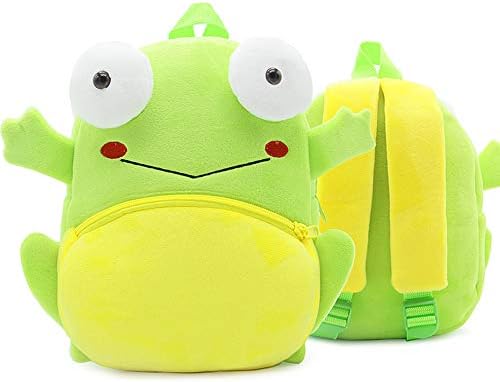 RUISSEN Kids Children Backpack Animal Cartoon School Bag for Boys Girls Preschool Rucksack(2-4 Years Old) (Frog)