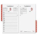 AT-A-GLANCE - Two-Page-Per-Weekday Calendar Refill, 3 1/2