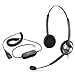 Jabra BIZ1900 Duo Stereo Corded Headset with GN1200 Quick Disconnect Coiled Smartcord