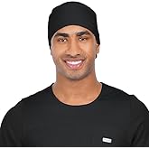 MIKAL Cotton Scrub Cap W Tie-Back Lightweight OneSize Sweat Absorbent Scrub Cap | No-Slip Unisex Surgical Cap for Healthcare