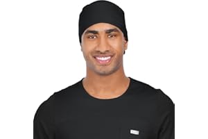 MIKAL Cotton Scrub Cap W Tie-Back Lightweight OneSize Sweat Absorbent Scrub Cap | No-Slip Unisex Surgical Cap for Healthcare