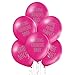 Abusive Bachelorette Pink Party Balloons - Pack Of 12 Funny Rude Balloons …