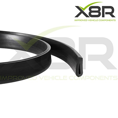 Medium Deep Black Rubber U Channel Edging Trim Seal Car Protection Door Bumper Part X8R0128