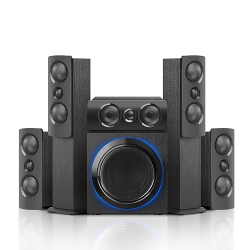 WMQ 5.1 Surround Sound Speaker System with 6.5