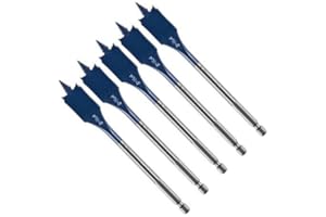 Tolxh Pack of 5#DSB1009B 3/4 in. x 6 in. Daredevil Spade Bits (Bulk) Replacement Part New for Bosch