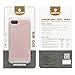 SURPHY Designed for iPhone SE Case, iPhone 8 Case, iPhone 7 Case, Liquid Silicone Phone Case for iPhone se 3rd 2nd SE 2022 SE 2020, Pink Sand