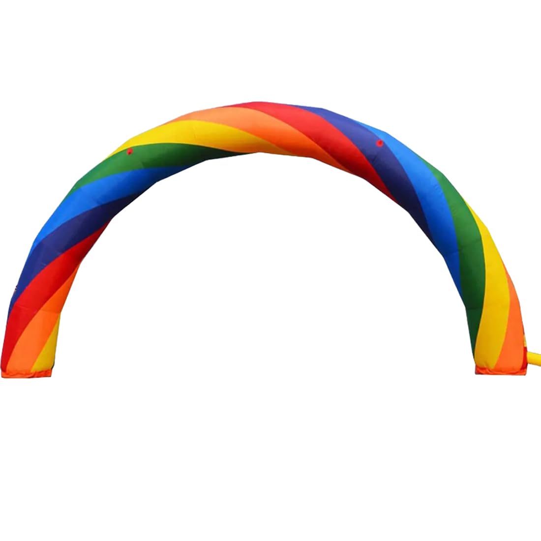 Photo 1 of Mkevi Inflatable Rainbow Arch 20ftx10ft Inflatable Archway Outdoor Holiday Decorations for Advertising Birthday Party Celebration Garden Decoration-Arch Sign