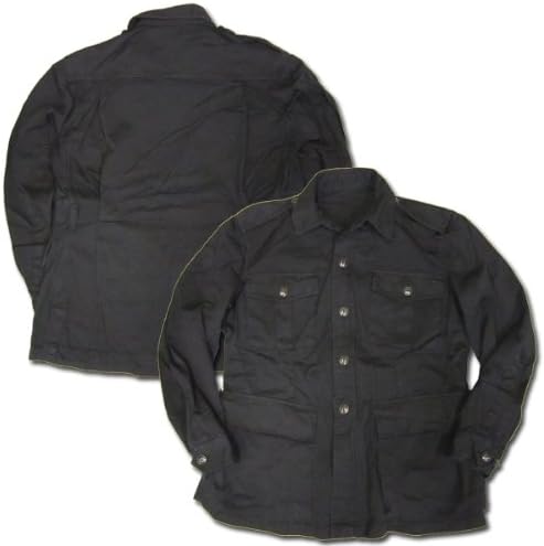 Amazon Co Jp ベルギー軍 サファリジャケット 黒染め Used 服 ファッション小物