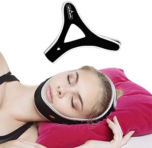 Acelane Anti Snoring Chin Strap Adjustable Chin Belt Solution for Better Sleep Suitable for Men Women