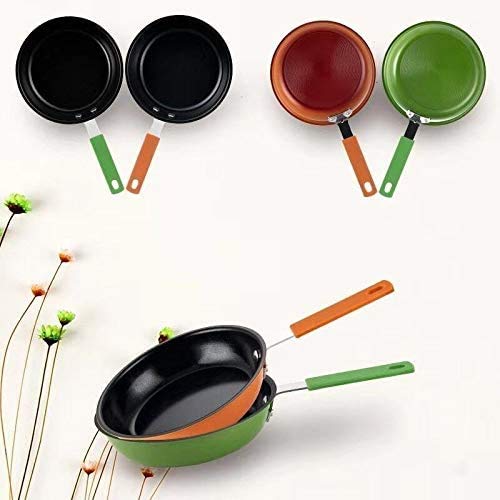 Nonstick Small Egg Frying Pan 6.5 Inches Chef Pan Mini Size Dishwasher-Safe and PFOA-Free