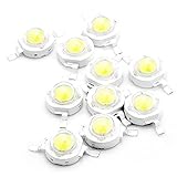 CHANZON 10 pcs High Power Led Chip 3W White