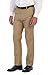 Gioberti Mens Hidden Expandable-Waist Straight-Fit Flat-Front Pants