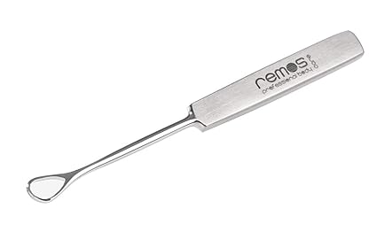 Remos Ohrschlinge Edelstahl rostfrei. Zum Ohrenschmalz entfernen. (7 cm, satin)