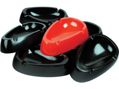 Cigarette Ashtray: 2ct Triangle Modern Cigarettes Ashtray ~ Ships Assorted Colors