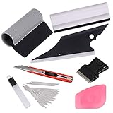 Ehdis 6 in 1 Car Window Tint Tools Kit for Auto Film Tinting Squeegee Scraper Application Installation Set