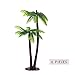 Uspeedy 18 Pieces Palm Tree with Coconuts Cake Topper Coconuts Tree Cupcake Topper for Cake Decorations or Building Model Landscape (6 Pcs/3 Size)