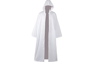 GOTHDEN Golden Service Adult Halloween Costume Tunic Hoodies Robe Cosplay Capes