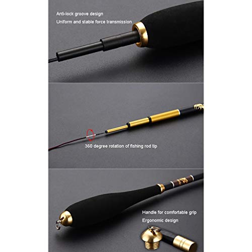 Angelrutenhalter Ultrafeine Angelrute Hand Rod Ultra-light ultra-harte Carbon-Angelrute mit bequemem Kürbis-förmigen… – Bild 6