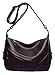 Covelin Women's Retro Sling Shoulder Bag from, Leather Crossbody Tote Handbag (Coffee)
