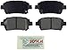 BOSCH BE990 Blue Ceramic Disc Brake Pad Set - Compatible with Select Scion iQ, xA, xB; Toyota Echo, MR2, Prius; FRONT