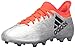 adidas Performance Kids' X 16.3 Firm Ground Soccer Shoe (Little Kid/Big Kid), Silver Metallic/Black/Indoorfrared, 4.5 M US Big Kid