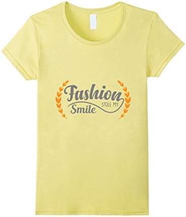 Womens Fashion Stole My Smile T-Shirts Medium Lemon