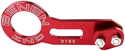Fayre Ware Universal Car Auto Trailer Hook, Car Modified Universal Rear Tow Towing Hook Car Trailer Ring - Red
