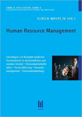 Human Resource Management Grundlagen Und Konzepte Moderner Ulrich Wehrlin Amazon De Bucher