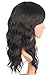 SPEEDM Medium long Dark Brown Wavy Wigs With Bangs For Women Synthetic Heat Resistant Wavy Wigs Daily Use Wig(Dark Brown)