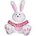3.5 Foot Happy Easter Bunny Airblown Inflatable