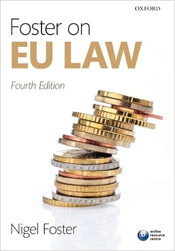 Foster On Eu Law Nigel Foster 9780199670796 Amazoncom Books - 