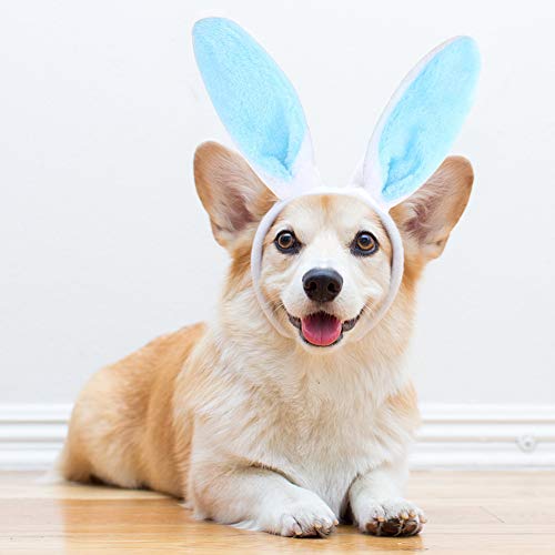 HANSGO Plush Bunny Ears Hairbands, 6PCS 6.5 Inches Cute Colorful Bunny Headband Easter Bunny Ears Hairbands for Party Decoration Party Favor