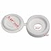 Widesakll® 100 Pieces Hinged Plastic Screw Covers White (Fold Snap Caps)