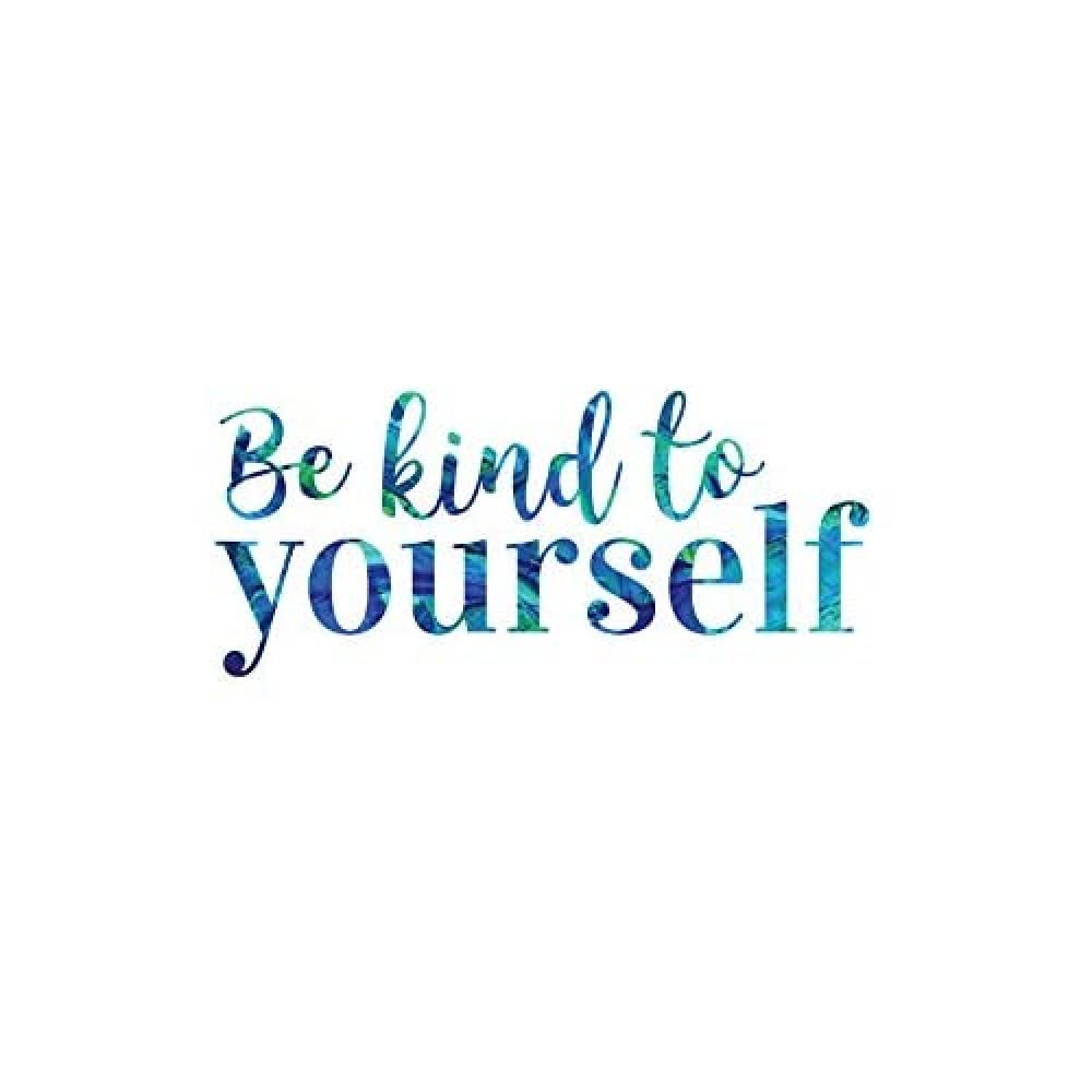 Be Kind Yourself Texture Canvas Wall Art Print