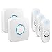 Wireless Door Chime, BITIWEND Door Alarm Sensor Door Open Window Alarm with 58 Chimes 5 Volume Level 600ft Range LED Indicator for Office/Home/Store When Entering