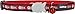 Red Dingo CC-SK-RE-SM Designer Cat Collar, Fishbone Red, Adjustable