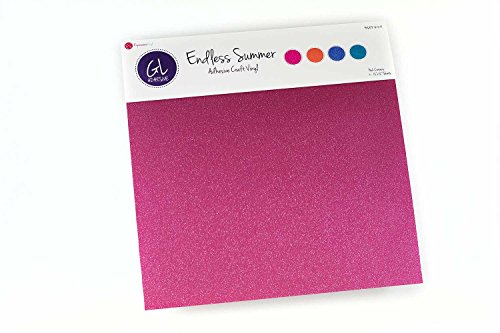 Expressions Vinyl - Endless Summer Pack - 12in. x 12in. Assorted Glitter Adhesive Vinyl