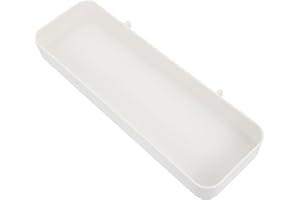 Outanaya Pegboard Storage Bin Large Square Plastic Hanging Organizer Box Pegboard Accessories for Kitchen