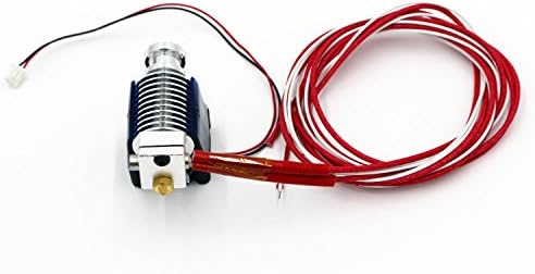 FX Treasures Metal J-Head V6 Hot End Hotend Extruder for 3D Printer 1.75mm Filament Direct Feed Extruder 0.4mm Nozzle With 12V fan