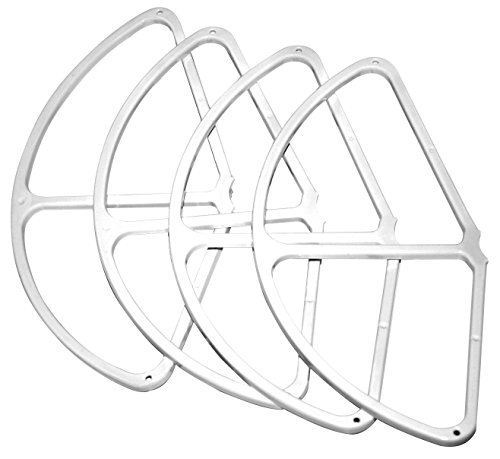 SSE Quick Disconnect Quick Mount Release Snap On/Off Prop Guards for DJI Phantom 4 Quadcopters (White) - Thumbnail 2
