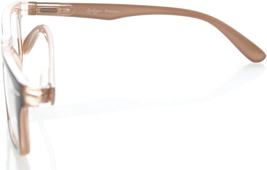 Eyekepper Classic Vintage Style Reading Glasses, Black-Brown +2.00, Black Brown/Clear Lens - Image 4