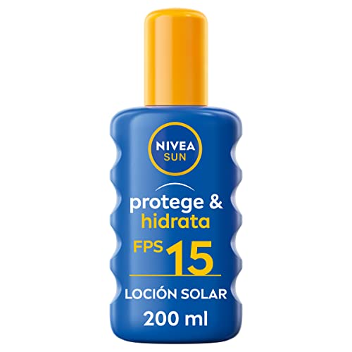 Sun - Spray solar hidratante Protege & Hidrata FP15 - Protección UV media - 200 ml