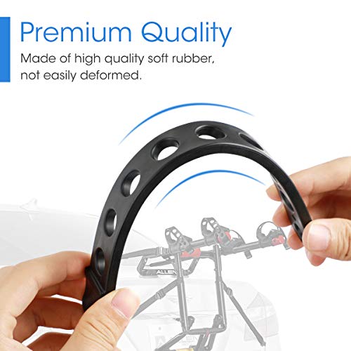 Magicfour 8 Pack Bike Rack Rubber Strap, 9” Replacement Rubber Straps for Bike Adjustable Rack