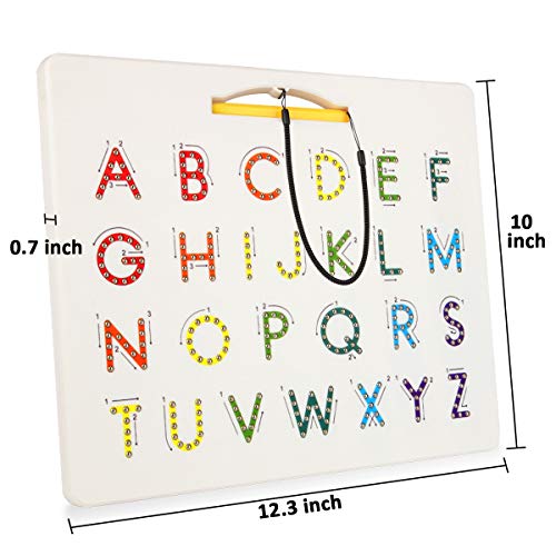Alphabet Tracing Board for Kids, Apfity Letter and