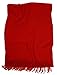Love Lakeside-Women's Cashmere Feel Winter Solid Color Scarf Red