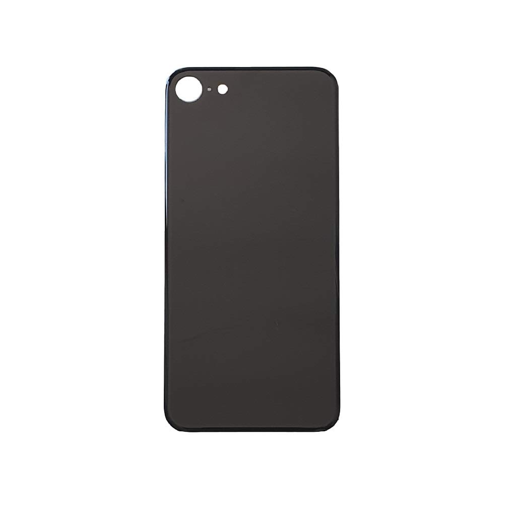 Smartex® Back Cover Glass Rear Housing Replacement compatibile with iPhone 8 | NO LOGO (Space grey)